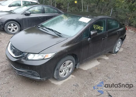 2014 Honda Civic Lx из США, поврежденный, VIN 2HGFB2F54EH537736